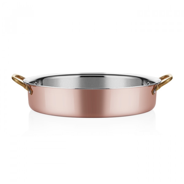 Copper Dish + Trivet 20 cm