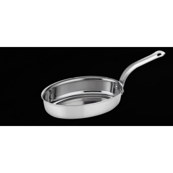 Steel Oval Mini Pan 11*17 cm