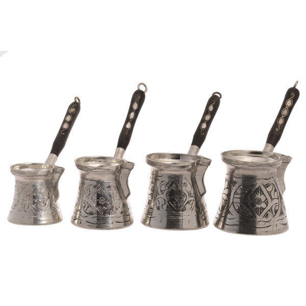  COFFEE SET WITH FIVE CASTING HANDLE