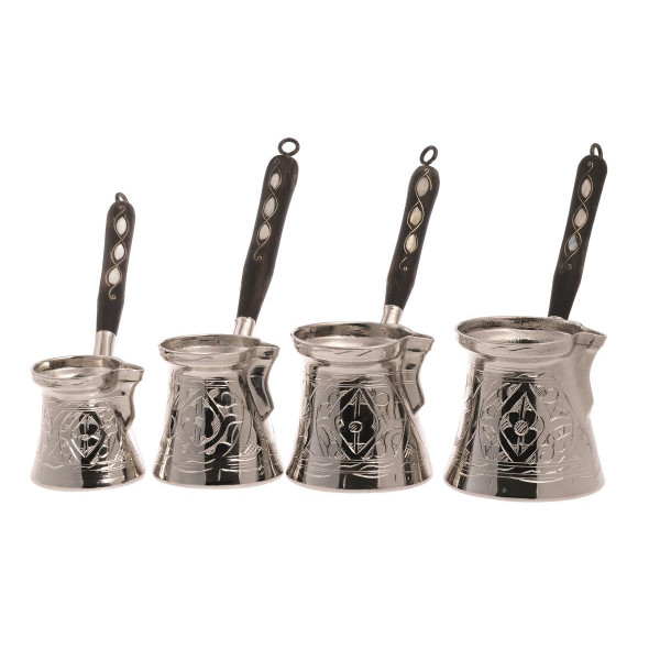 COFFEE SET WITH FIVE CASTING HANDLE