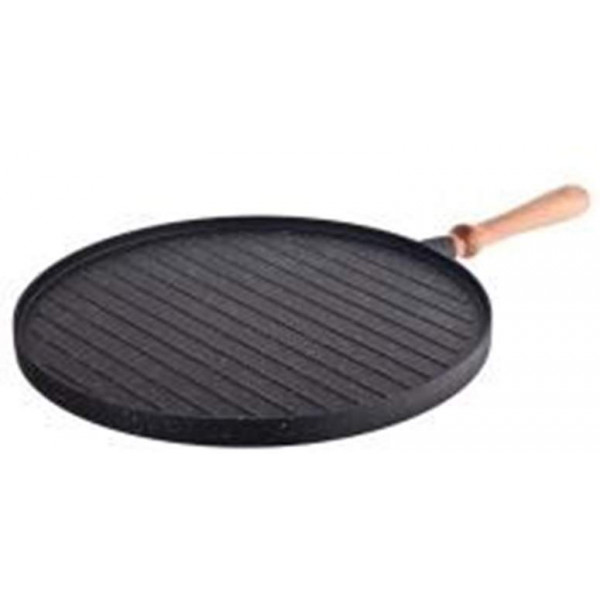 TOPAZ DOUBLE SIDED WIDE PAN, LARGE PAN, BLACK