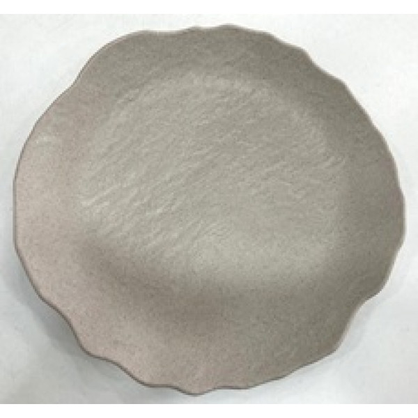 MAT ROUND PLATE CLAY Colored 28 cm