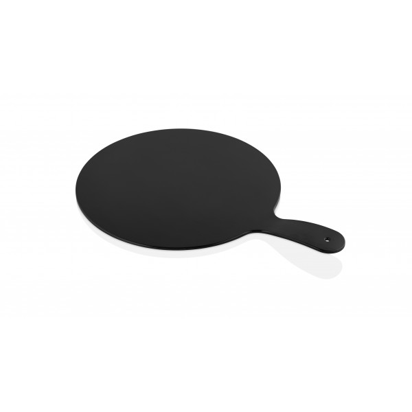 ROUND PANO PLATTER WITH HANDLE - Black 32 cm