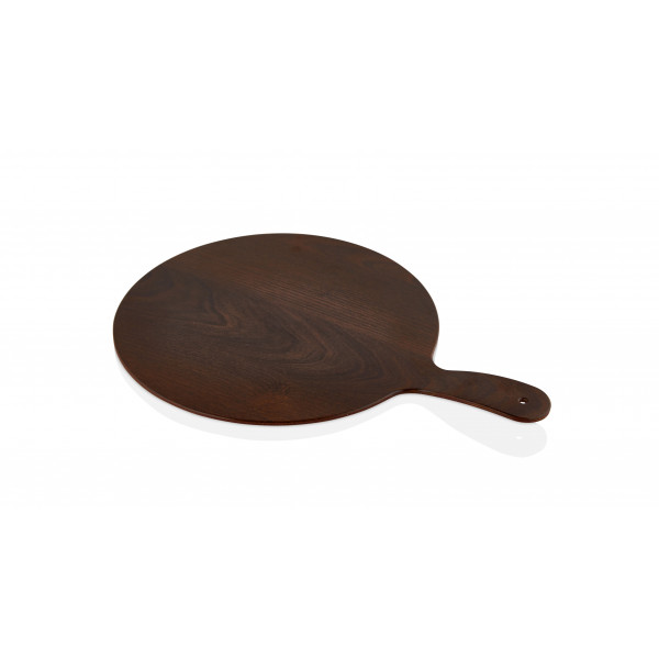 DESIGNED PANO PLATTER WITH HANDLE - Brown 32CM