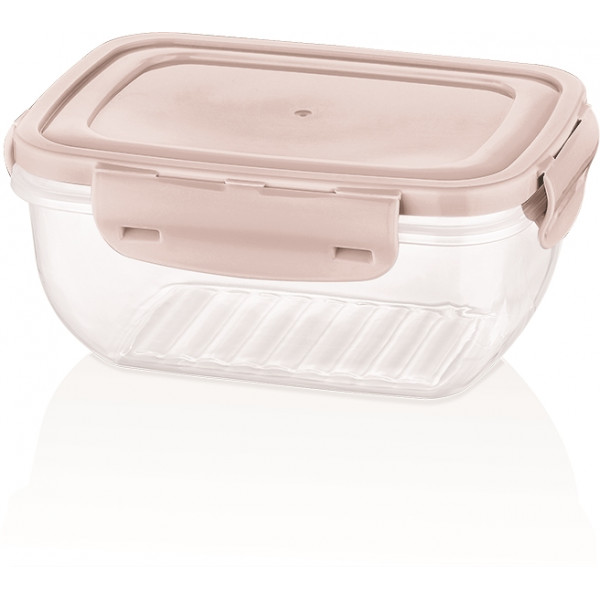 COOK&LOCK COLORED COVER RECTANGULAR STORAGE CONTAINER 2300 ML (STD)