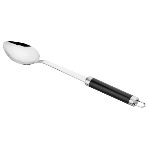 icon black silver serving spoon