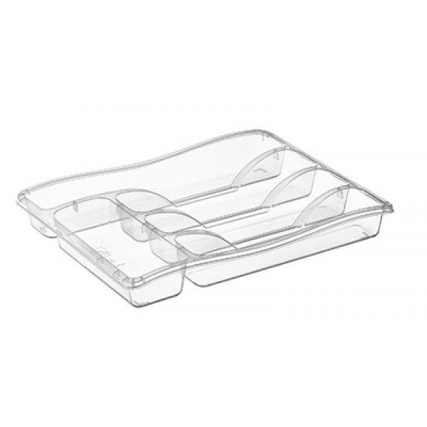TRANSPARENT CUTLERY TRAY-1