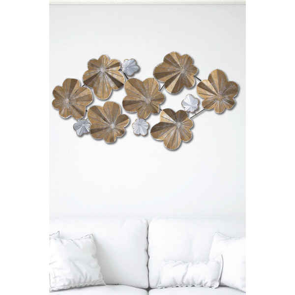 Doreart Bronze Bougainvillea Metal Duvar Tablosu, Ev Ofis Duvar Panosu CH114-2