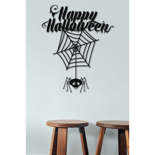 DoreArt Halloween 3 Metal Duvar Tablosu, Ev Ofis Duvar Panosu