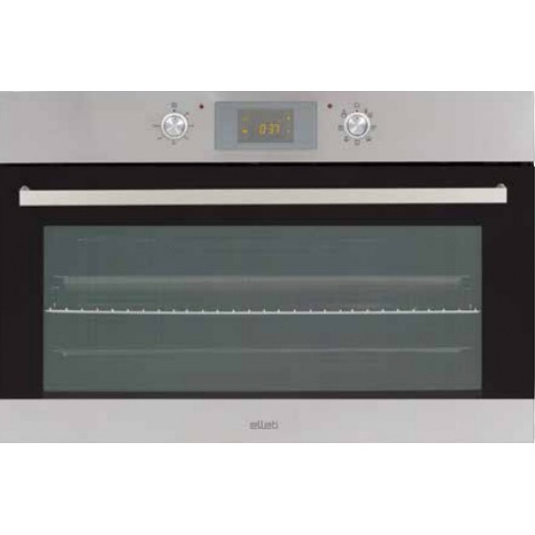 90 cm. Touch Timer Black Inox Oven