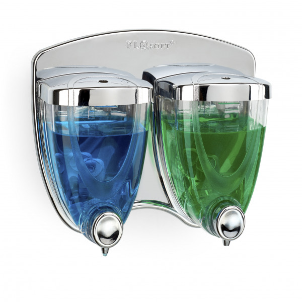 Twin Liquid Soap Dispenser 350+350 ml