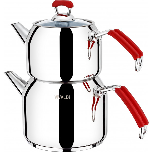 Tuana Teapot Set Small Size0,75/1,50 LiterSilicone Handle