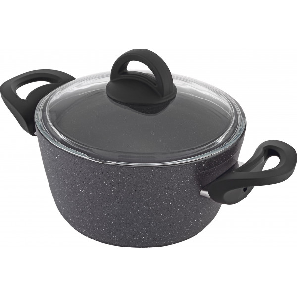 6 pcs Non-Stick Cookware Set18-20-22 cm Granite Pots