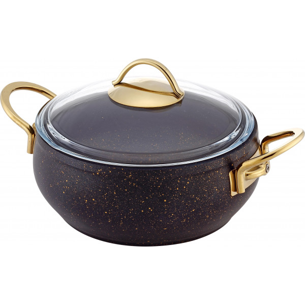 7 pcs Non-Stick Cookware Set20-24-26 cm Granite Pots26 cm Fry Pan