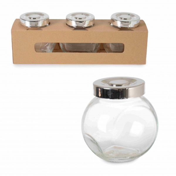 GLASS 3 PIECE MINI SPICE SET