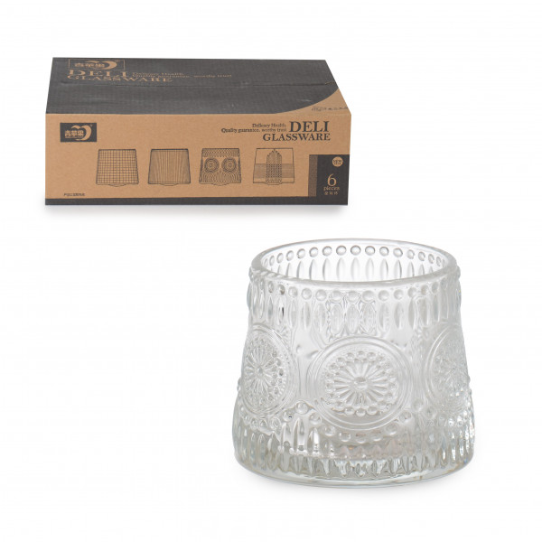 GLASS CANDLE HOLDER