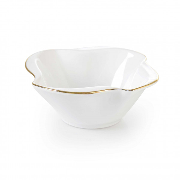 SMALL WAVE GILDED BOWL / 8.5 CM