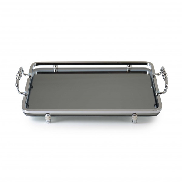 SQUARE SILVER TRAY 44×28 CM