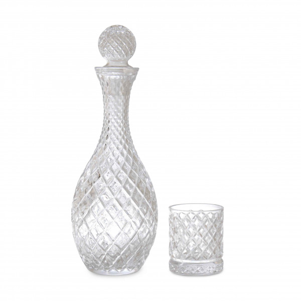ISIS CARAFE CLEAR 2 GLASSES