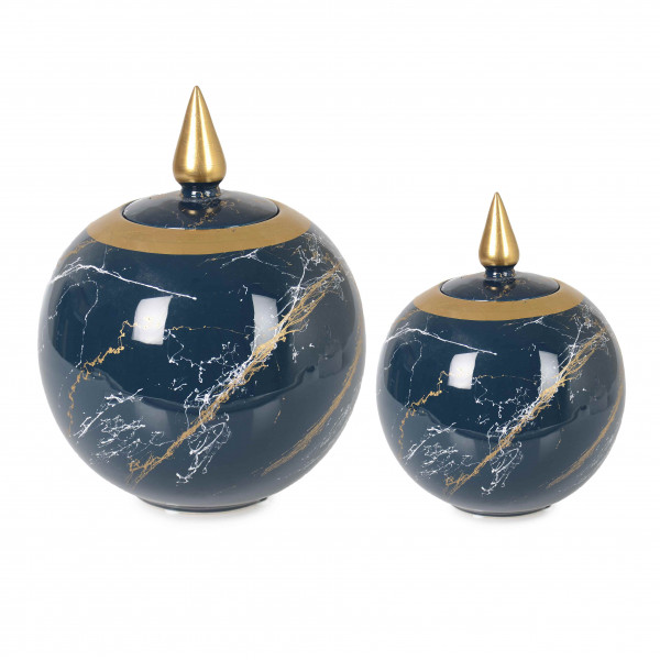 2 PCS SULTAN CUP NIGHT BLUE MARBLE