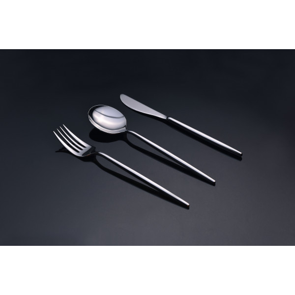MOON LIGHT SILVER-4MM 6x6 (Dinner knife-table spoon-dinner fork-dessert spoon-dessert fork-tea spoon)