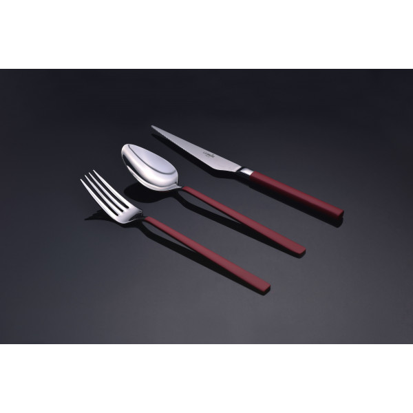 SILA SILVER PEARL 6x4 (Dinner knife-dinner fork-table spoon-dessert spoon)