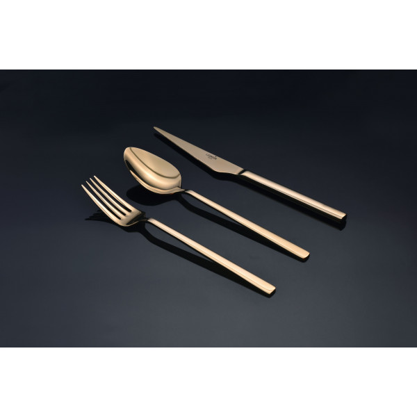 SILA GOLD 6x6 (Dinner knife-table spoon-dinner fork-dessert spoon-dessert fork-tea spoon)