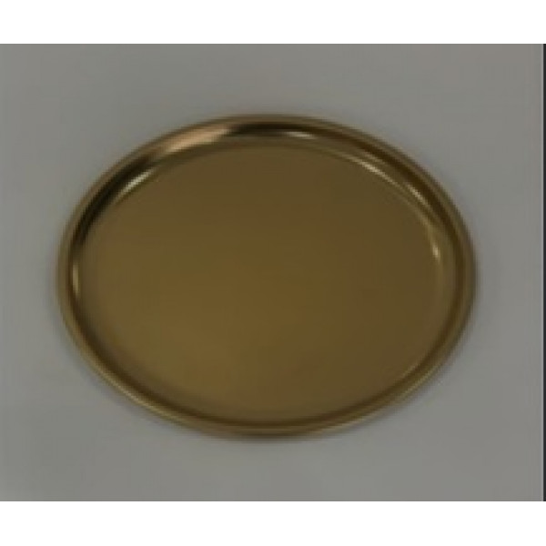 TITANIUM GOLD ROUND PRESENTATION TRAY 1 NO (21,5cm)