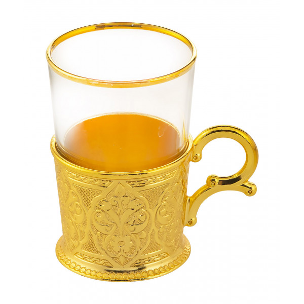 WATER CUP WITH BIG GLASS FOR 6 PERSON (GOLD)
