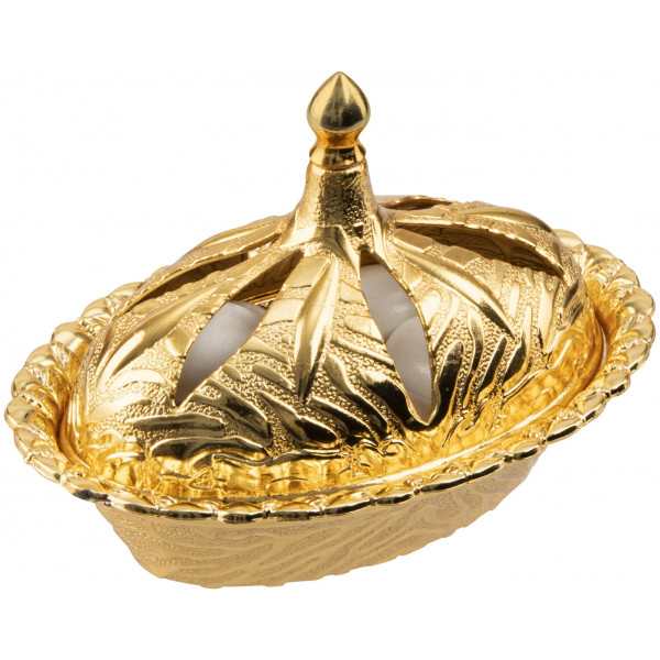 YAPRAK DELİGHT SERVİNG POT WITH COVER (GOLD)