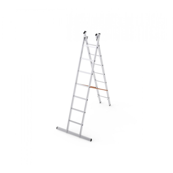 Two-piece sliding ladder, tipi type 5m