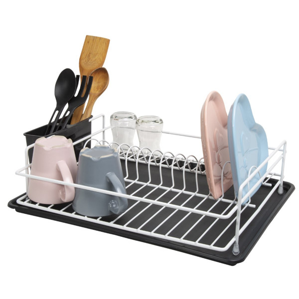 Dish Drainer With Cutlery Holder