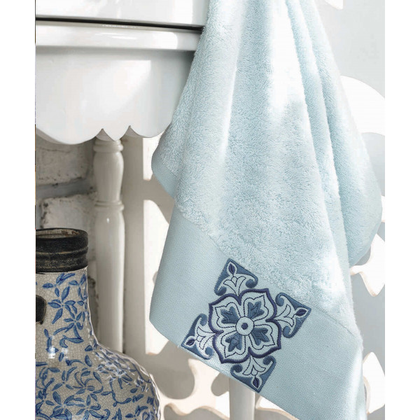  ALBUS BAMBOO EMBROIDERED GIFT TOWEL 50X90