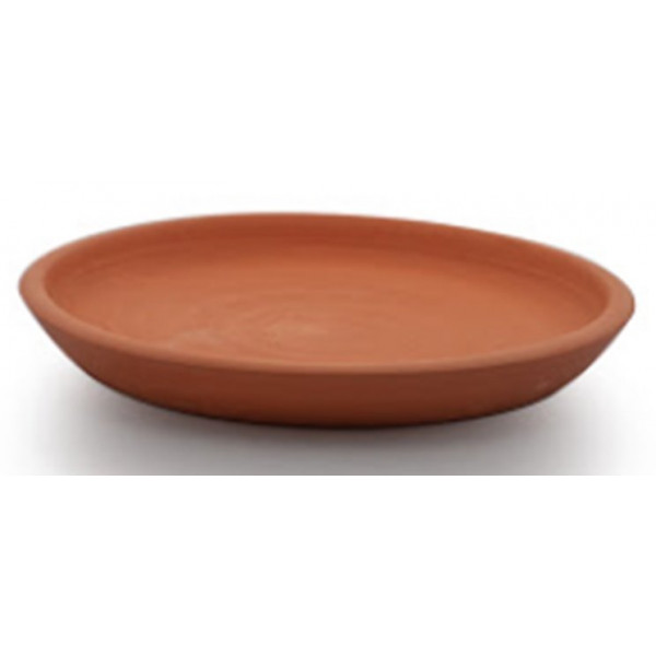 SAUCER, 22*5 CM, (NATURAL-TERRACOTTA) 